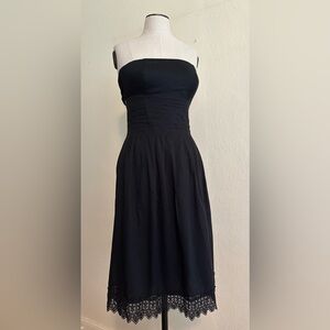 White House Black Market strapless dress